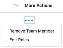 edit roles dropdown