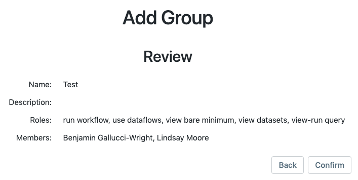 Group review